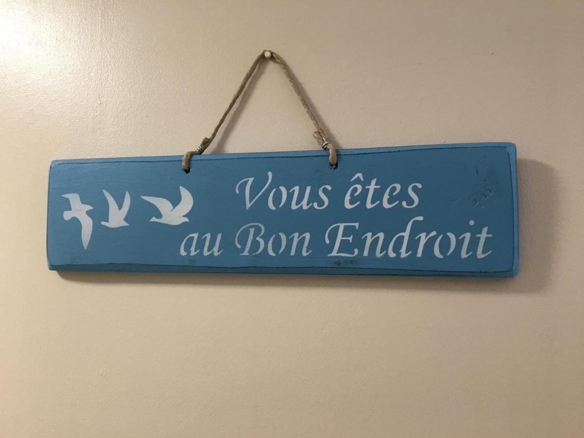Le Bon Endroit En Bord De Mer, Vue Mer , Parking Et Wifi Вимере Экстерьер фото